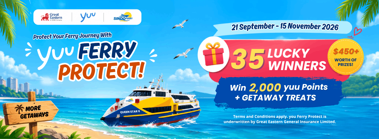 Win a 5-star hotel stay in Batam, 2,000 yuu Points and more