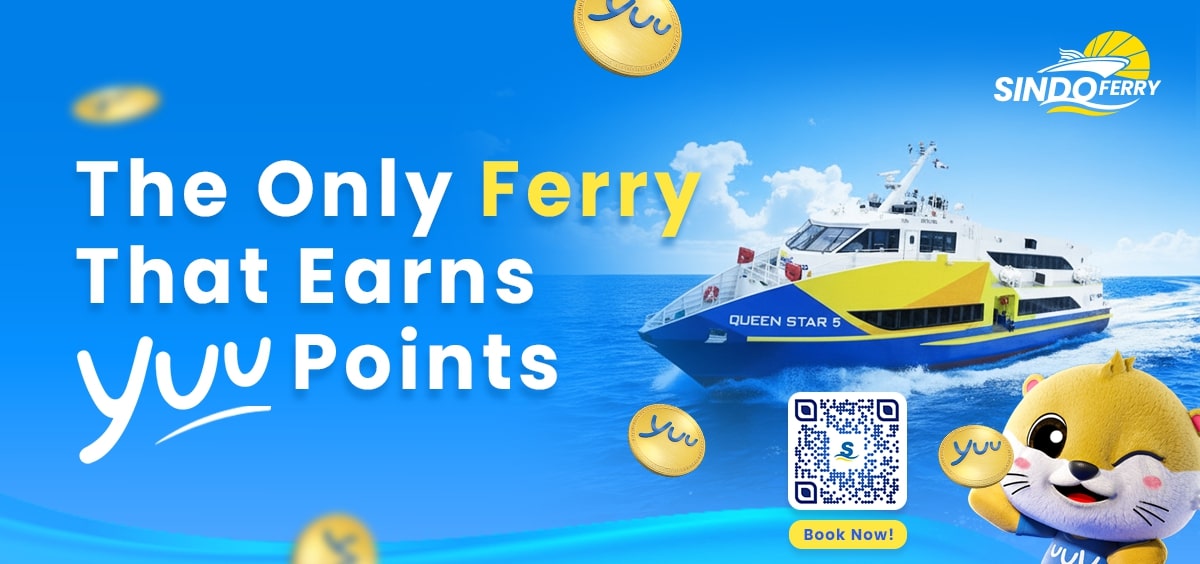 乘坐 Sindo Ferry 赚取 yuu 积分